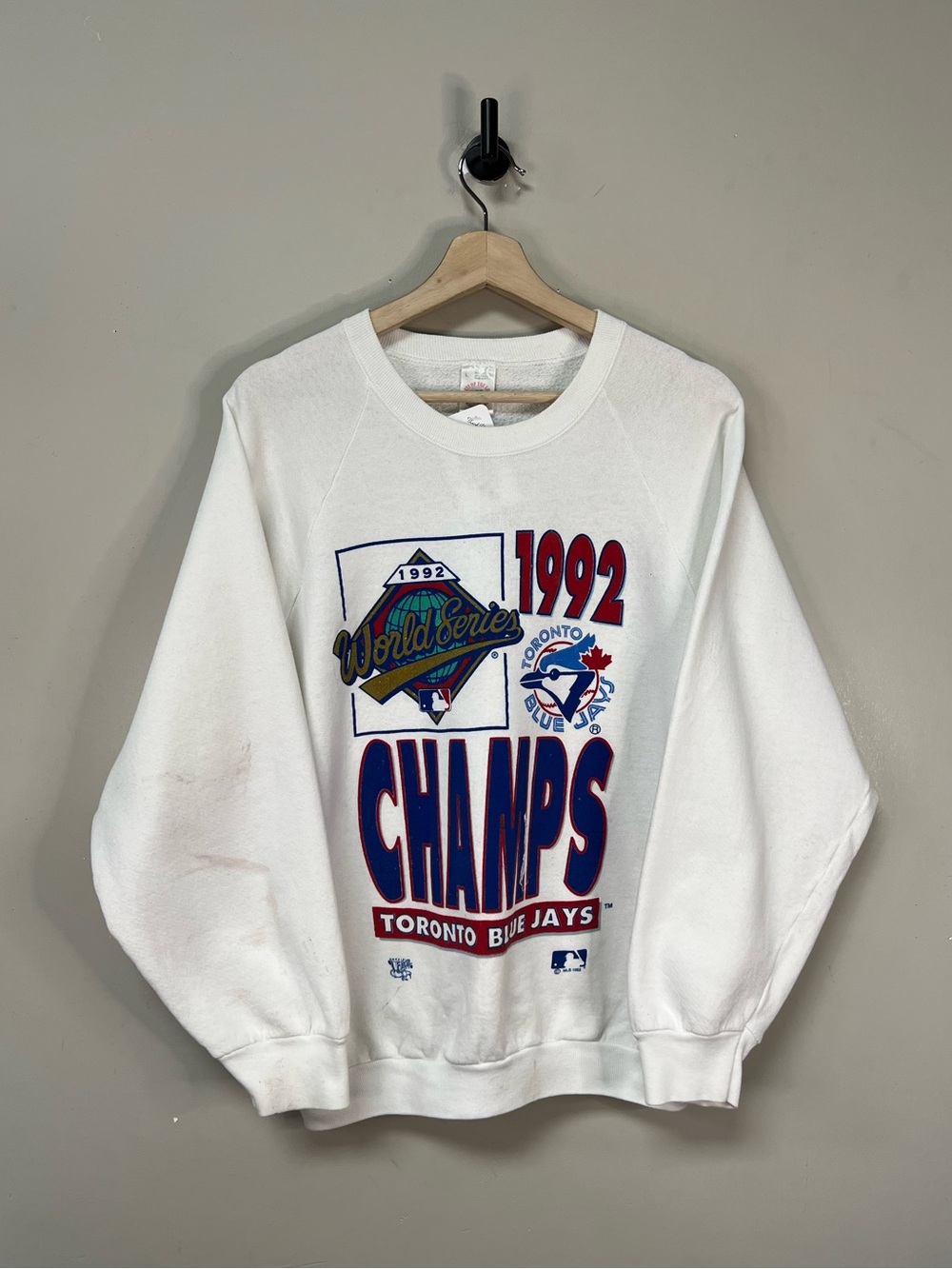 Vintage 1992 Toronto Blue Eyes Championship Crewneck
